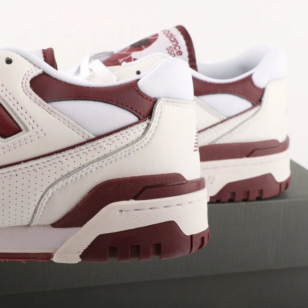 New Balance 550 – Sea Salt Burgundy