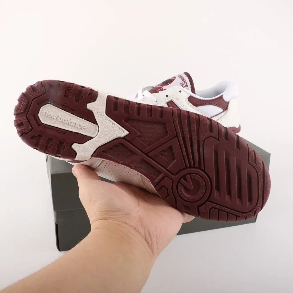New Balance 550 – Sea Salt Burgundy