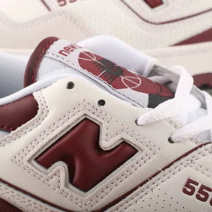 New Balance 550 – Sea Salt Burgundy
